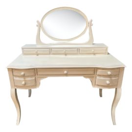 Pottery Barn Teen Lilac Desk + Mirror Vanity. Original Price: $999