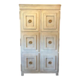 Hickory Chair Company Custom Tuxedo Armoire. Original Price: $14,978