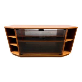 Scandinavian Designs Teak Veneer Tv Cabinet
