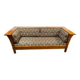 Stickley Furniture Prairie Settle Framed Sofa