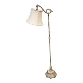 Vintage Distressed Iron Floor Lamp