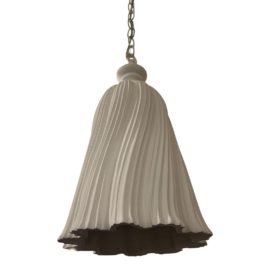 Currey & Company Hadley Gesso White Pendant