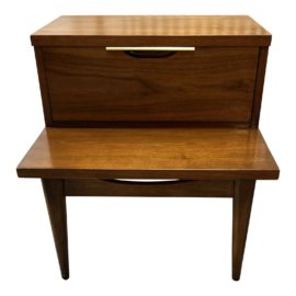 1960's Kent Coffey the Tableau Scandia Walnut Nightstand