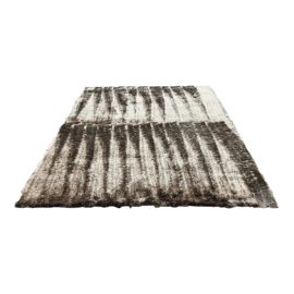 Z Gallerie Indochine Rug in Charcoal - 7′6″ × 9′7″. Original Price: $800