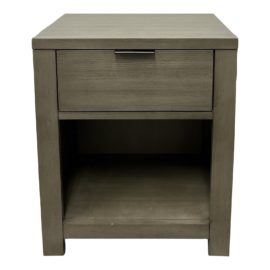 Macy's Tribeca Gray Wood Nightstand