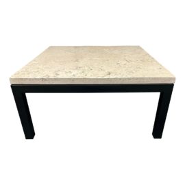 Crate & Barrel Parsons Travertine Coffee Table. Original Price: $850