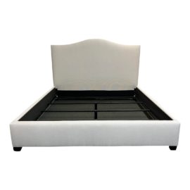 Pottery Barn Raleigh Curved Bedframe, Eastern King. Original Price: $2,669