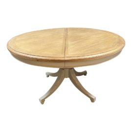 Century Furniture Madeline Pedestal Extension Dining Table