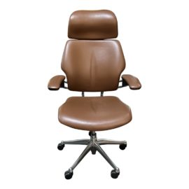 Humanscale Freedom Leather Office Chair + Headrest