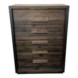 Contemporary Six Drawer Highboy Dresser
