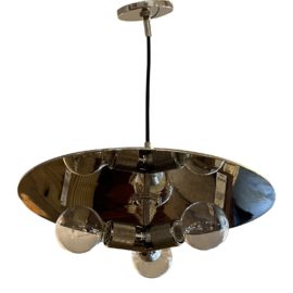 Restoration Hardware Utilitaire 3 Bulb Chandelier