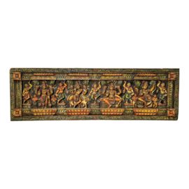 Shri Krishna Temple Panel With Bhagavan Narayana, South India