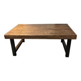 Pottery Barn Griffin Reclaimed Wood Coffee Table. Original Price: $1,000