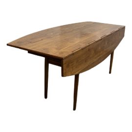 Mid 20th Century Drexel Barney Flag "Parallel" Drop-Leaf Table