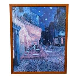 Vincent Van Gogh "The Cafe Terrace on the Place Du Forum Arles" Framed Print