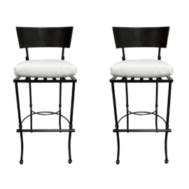 NEW Palecek Outdoor Martini Counter Stools, a Pair. Original Price: $2,946