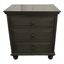 Restoration Hardware Annecy Metal Wrapped Closed Nightstand. Original Price: $1,050