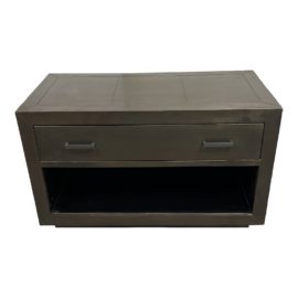 Restoration Hardware La Salle Metal Open Nightstand. Original Price: $1,295