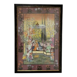 Original Artwork Hand Painted Framed Indian Wedding Illustration