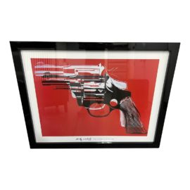 Z Gallerie Andy Warhol Gun Print