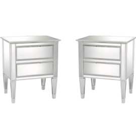 Pair of Williams-Sanoma Nigstands/Side Tables. Original Price: 1,800