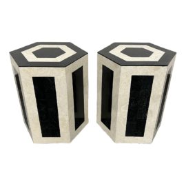 NEW Palecek Martini Side Tables - a Pair. Original Price: $2,430
