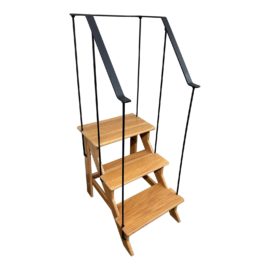 Levenger Wood + Metal Library Ladder