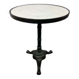 Pottery Barn Rae Cast Table + Marble Top