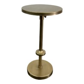 Four Hands Eileen Adjustable Brass Accent Table