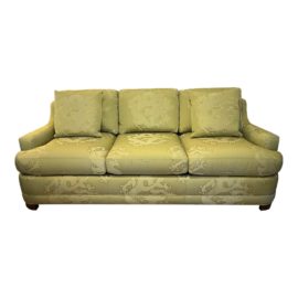 Taylor King Custom Citron Dragon Sofa