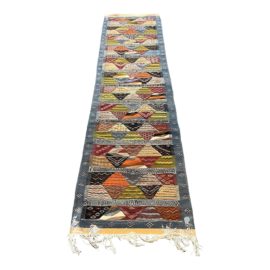 Colorful Moroccan Runner - 2′2″ × 10′5″. Original Price: $2,200