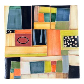 Sara Post Handpainted Tile Art, Sausalito Art Fair