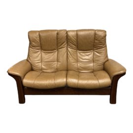 Ekornes Stressless High Back Buckingham Loveseat. Original Price: $4,295