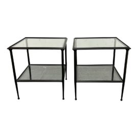 Crate & Barrel Pia Side Tables, a Pair. Original Price: $700
