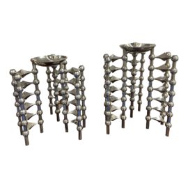 Stoff Copenhagen Werner Stoff Nagel Candleholders, 42 Pieces. Original Price: $2,100