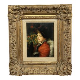 James Jacques Tissot "Type of Beauty" Framed Giclee