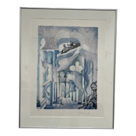 Salvador Dali "Pegasus Winged Horse" Framed Signed + #201/300