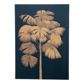 Contemporary Palm Tree Print on Fabric