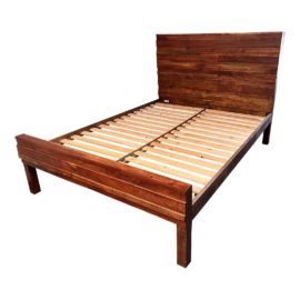 West Elm Stria Bedframe, a Queen. Original Price: $1,199