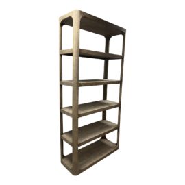 Restoration Hardware Martens Aged Elm Bookcase. Original Price: $4,000