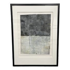 1992 Original Artwork Custom Framed "Black and White" Painting