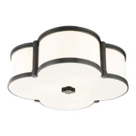 Hudson Valley Lighting Chandler Large Quatrefoil Flush Mount Lighting. Original Price: $1,010