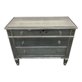 Bassett Mirror Company Borghese Three Drawer Hall Dresser. Original Price: $2,338