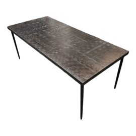 Contemporary Tribal Embossed Coffee Table