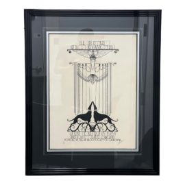 1984 Oakland "1st Annual Art Deco Preservation Ball" Print Edition 83/200