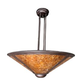 Mica Lamp Co. Prairie Copper + Miica Chandelier. Original Price: $1,475