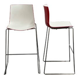 Arper Lievore Altherr Molina Catifa 46 Barstools, a Pair. Original Price: $950