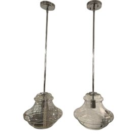 Kichler Everly 10.25" 1 Light Schoolhouse Pendants, a Pair. Original Price: $480