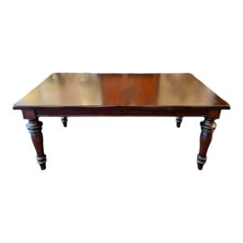 Pottery Barn Mahogany Table + 2 Leaves. Original Price: $1,800