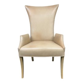 Ruth Livingston Apollo Custom Leather Side Chair